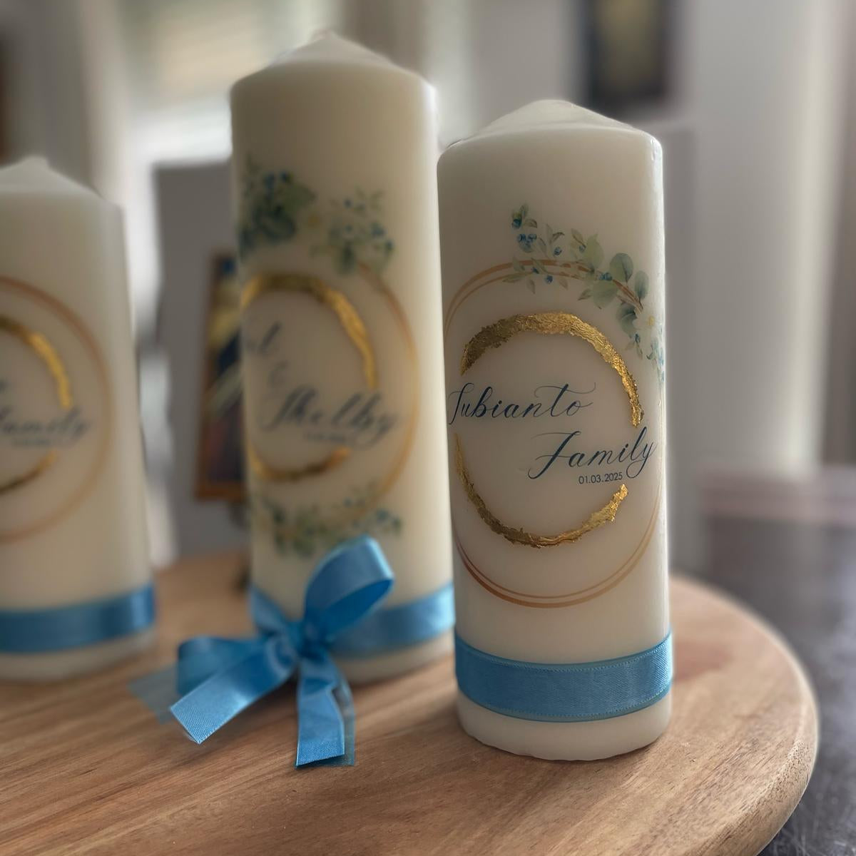 Wedding Candle Set - customised design