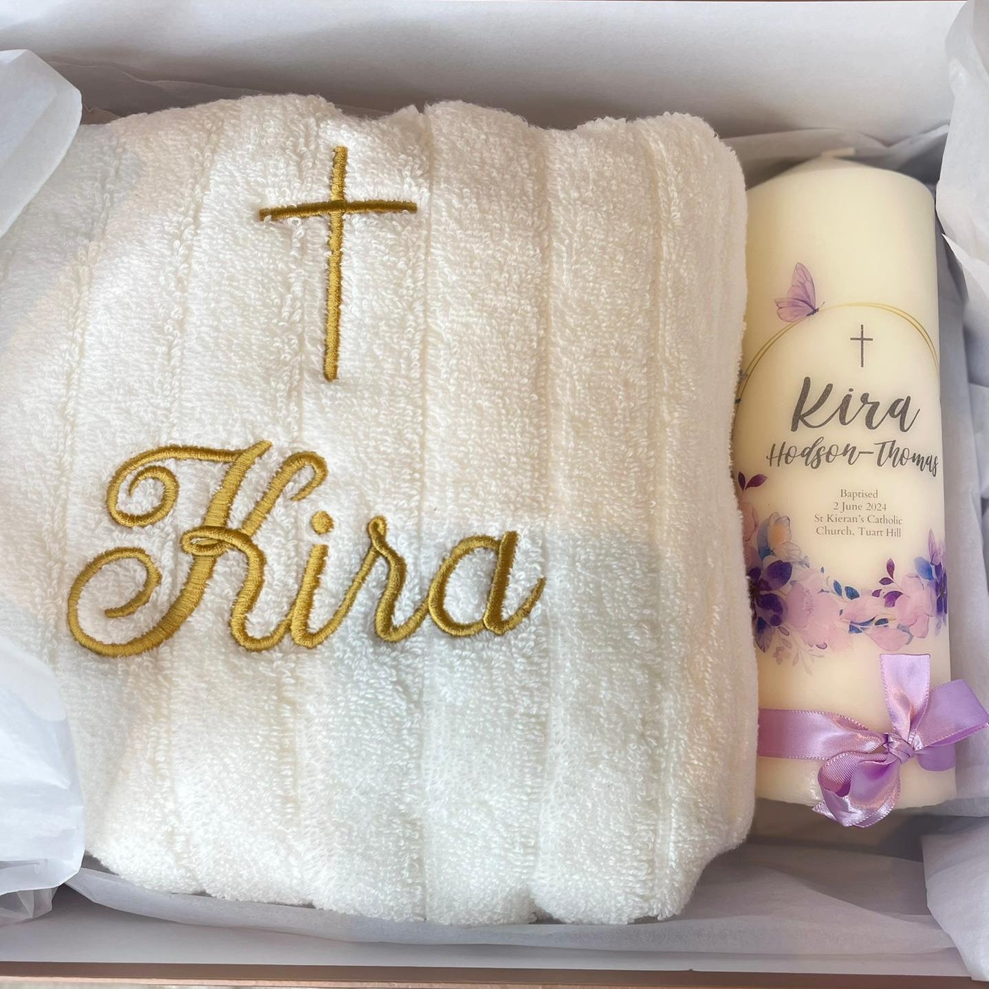 Baptism Candle - Custom Design