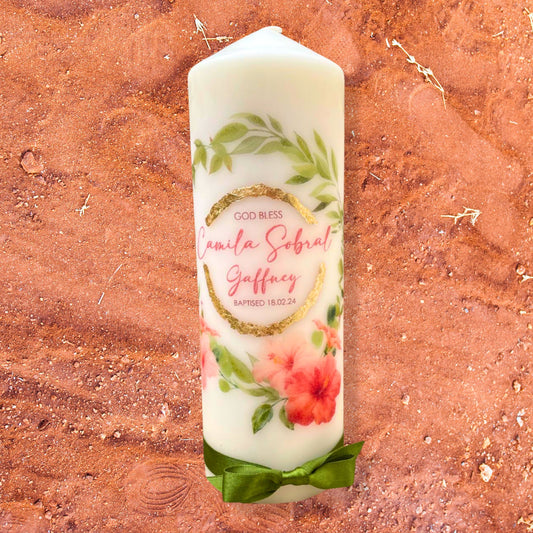 Baptism Candle - Custom Design
