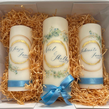 Wedding Candle Set - customised design