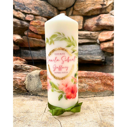 Baptism Candle - Custom Design