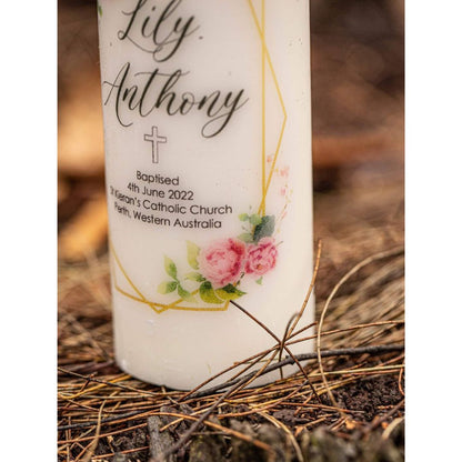 Baptism Candle - Custom Design