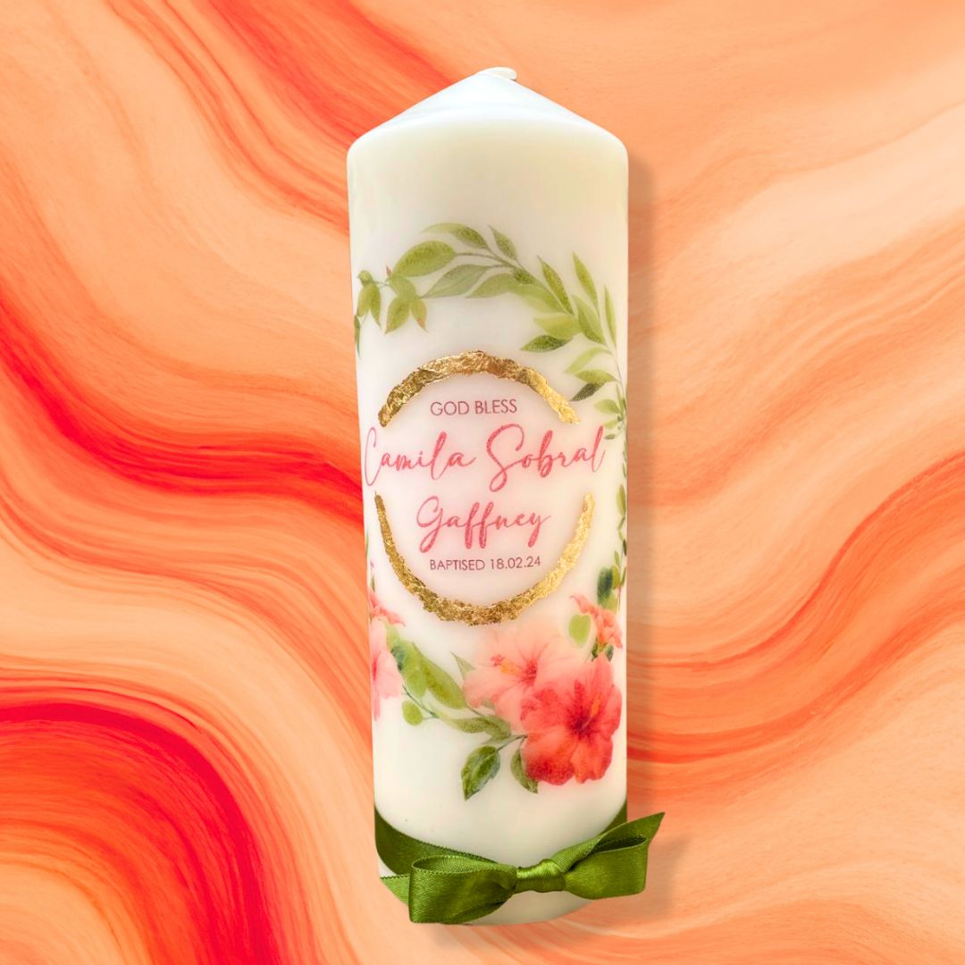 Baptism Candle - Custom Design