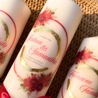 Wedding Candle Set - customised design